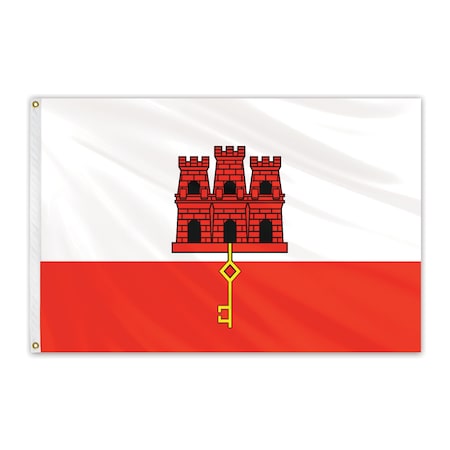 Gibraltar Outdoor Nylon Flag 5'x8'